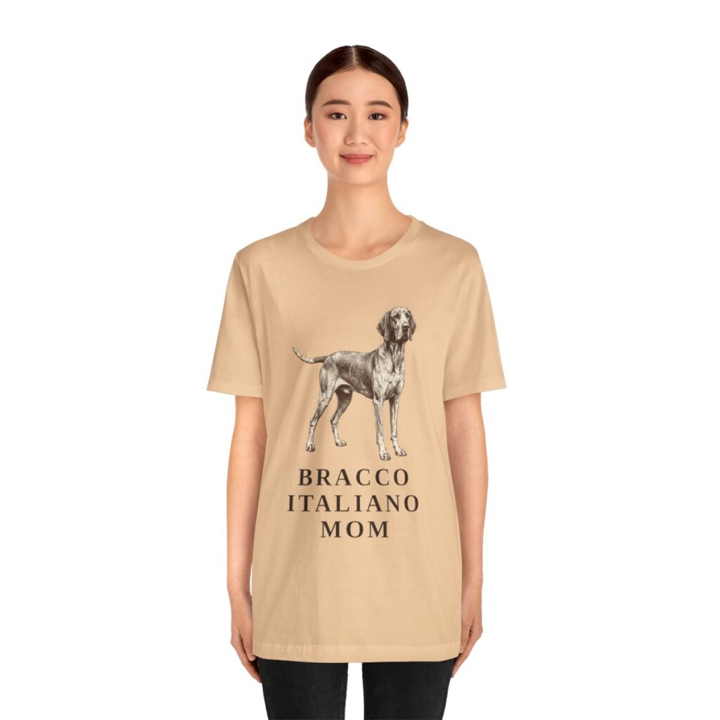 Bracco Italiano Mom Shirt, Vintage Dog Sketch Tee, Dog Mom Gift