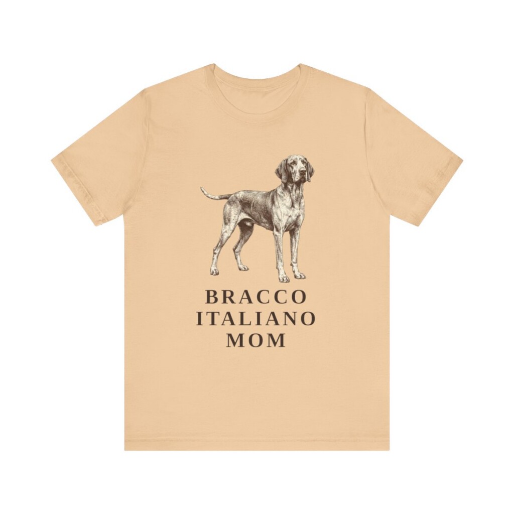 Bracco Italiano Mom Shirt, Vintage Dog Sketch Tee, Dog Mom Gift