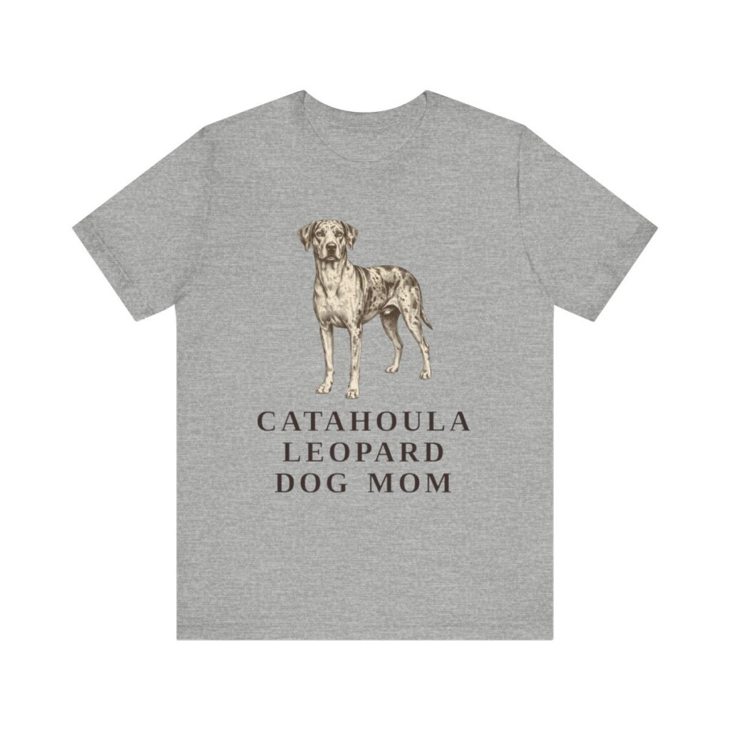 Catahoula Leopard Dog Mom Shirt, Vintage Dog Sketch Tee, Dog Mom Gift