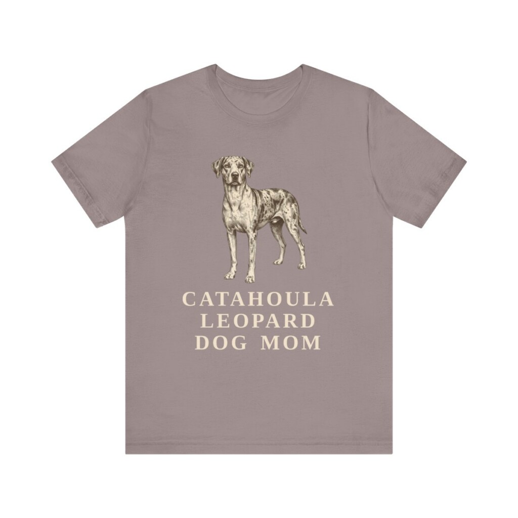 Catahoula Leopard Dog Mom Shirt, Vintage Dog Sketch Tee, Dog Mom Gift