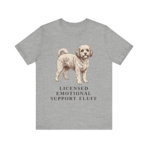 Cavachon Humor Shirt, Vintage Dog Sketch Tee, Dog Humor Gift
