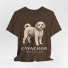 Cavachon Latin Shirt, Vintage Dog Sketch Tee, Dog Latin Gift