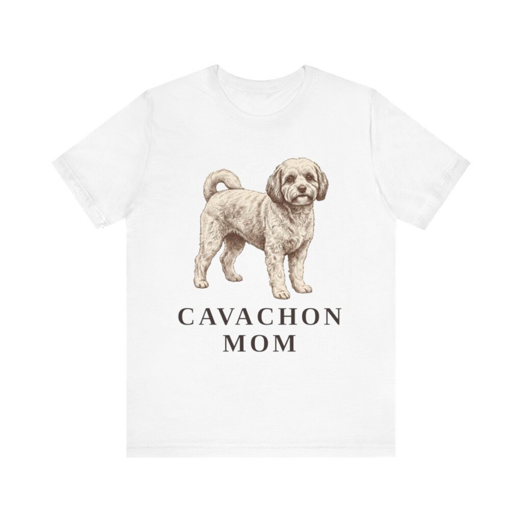 Cavachon Mom Shirt, Vintage Dog Sketch Tee, Dog Mom Gift Cavachon Mom Shirt, Vintage Dog Sketch Tee, Dog Mom Gift
