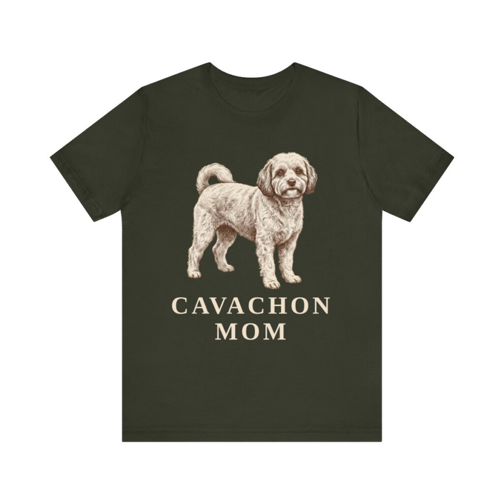 Cavachon Mom Shirt, Vintage Dog Sketch Tee, Dog Mom Gift Cavachon Mom Shirt, Vintage Dog Sketch Tee, Dog Mom Gift