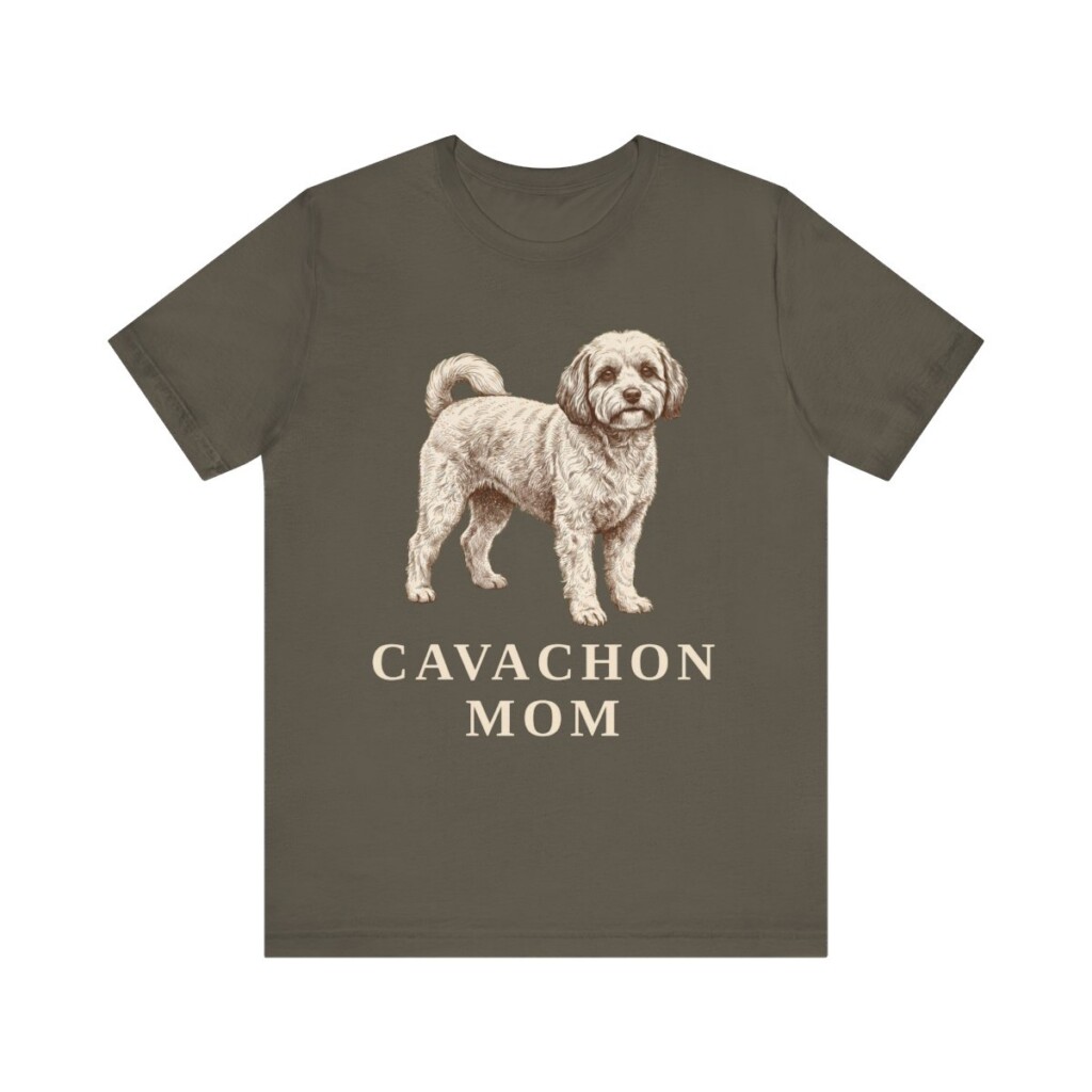 Cavachon Mom Shirt, Vintage Dog Sketch Tee, Dog Mom Gift Cavachon Mom Shirt, Vintage Dog Sketch Tee, Dog Mom Gift