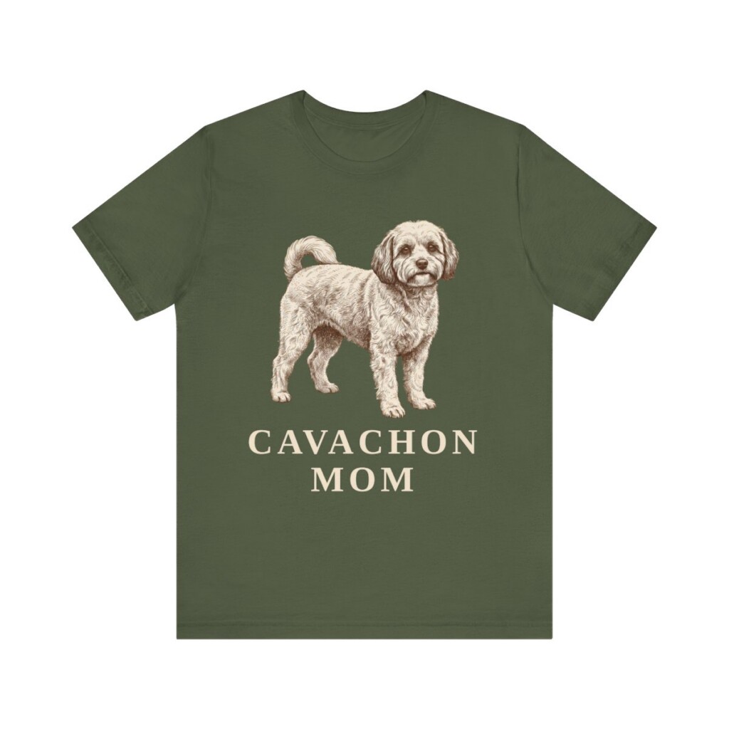 Cavachon Mom Shirt, Vintage Dog Sketch Tee, Dog Mom Gift Cavachon Mom Shirt, Vintage Dog Sketch Tee, Dog Mom Gift