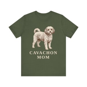 Cavachon Mom Shirt, Vintage Dog Sketch Tee, Dog Mom Gift