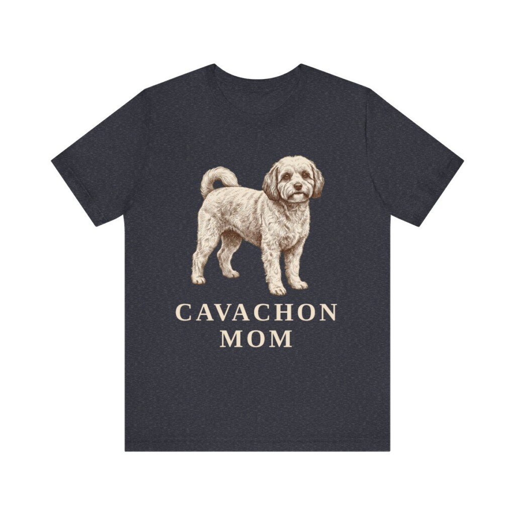 Cavachon Mom Shirt, Vintage Dog Sketch Tee, Dog Mom Gift Cavachon Mom Shirt, Vintage Dog Sketch Tee, Dog Mom Gift