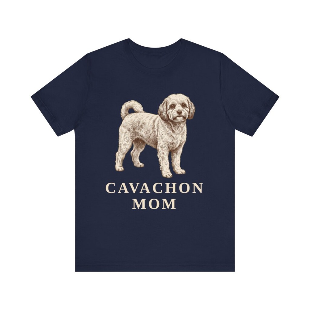 Cavachon Mom Shirt, Vintage Dog Sketch Tee, Dog Mom Gift Cavachon Mom Shirt, Vintage Dog Sketch Tee, Dog Mom Gift