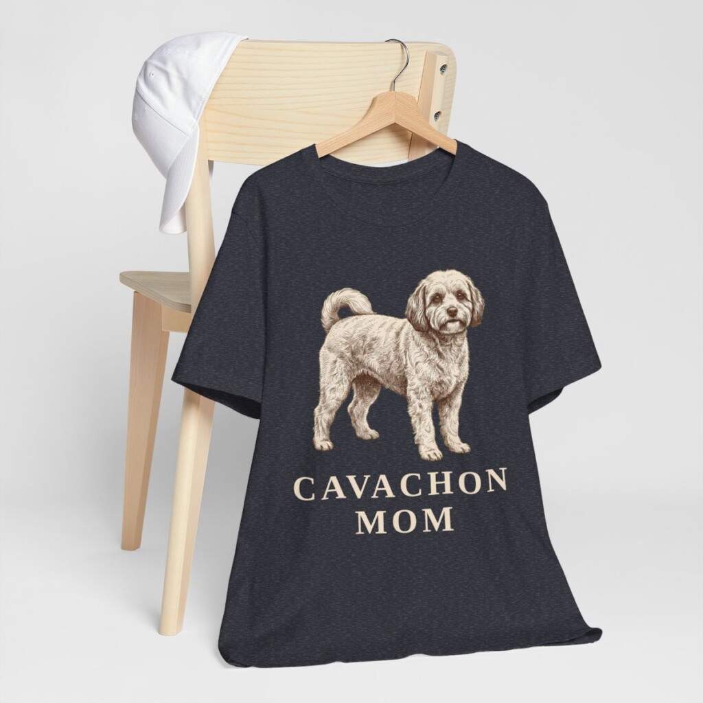 Cavachon Mom Shirt, Vintage Dog Sketch Tee, Dog Mom Gift Cavachon Mom Shirt, Vintage Dog Sketch Tee, Dog Mom Gift