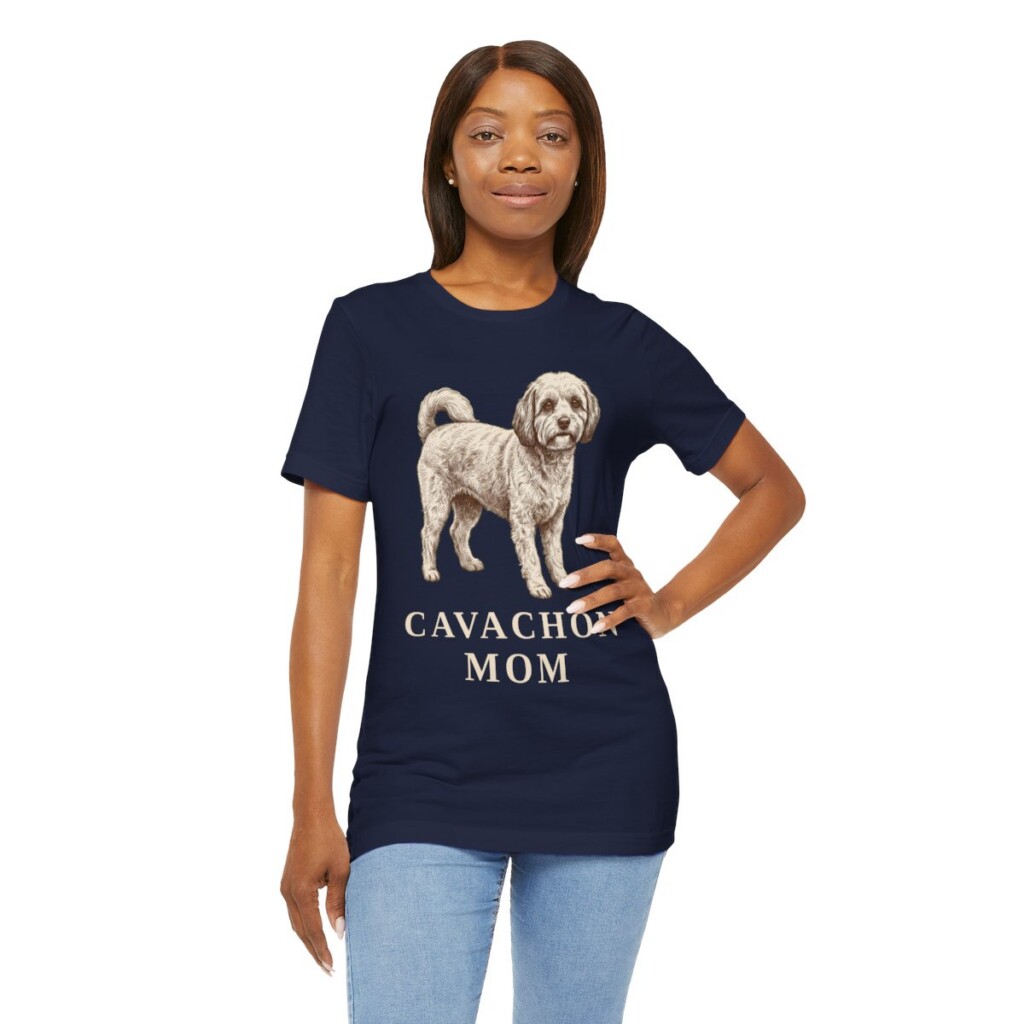 Cavachon Mom Shirt, Vintage Dog Sketch Tee, Dog Mom Gift Cavachon Mom Shirt, Vintage Dog Sketch Tee, Dog Mom Gift