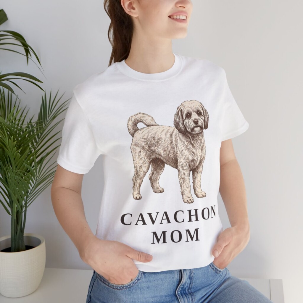 Cavachon Mom Shirt, Vintage Dog Sketch Tee, Dog Mom Gift Cavachon Mom Shirt, Vintage Dog Sketch Tee, Dog Mom Gift