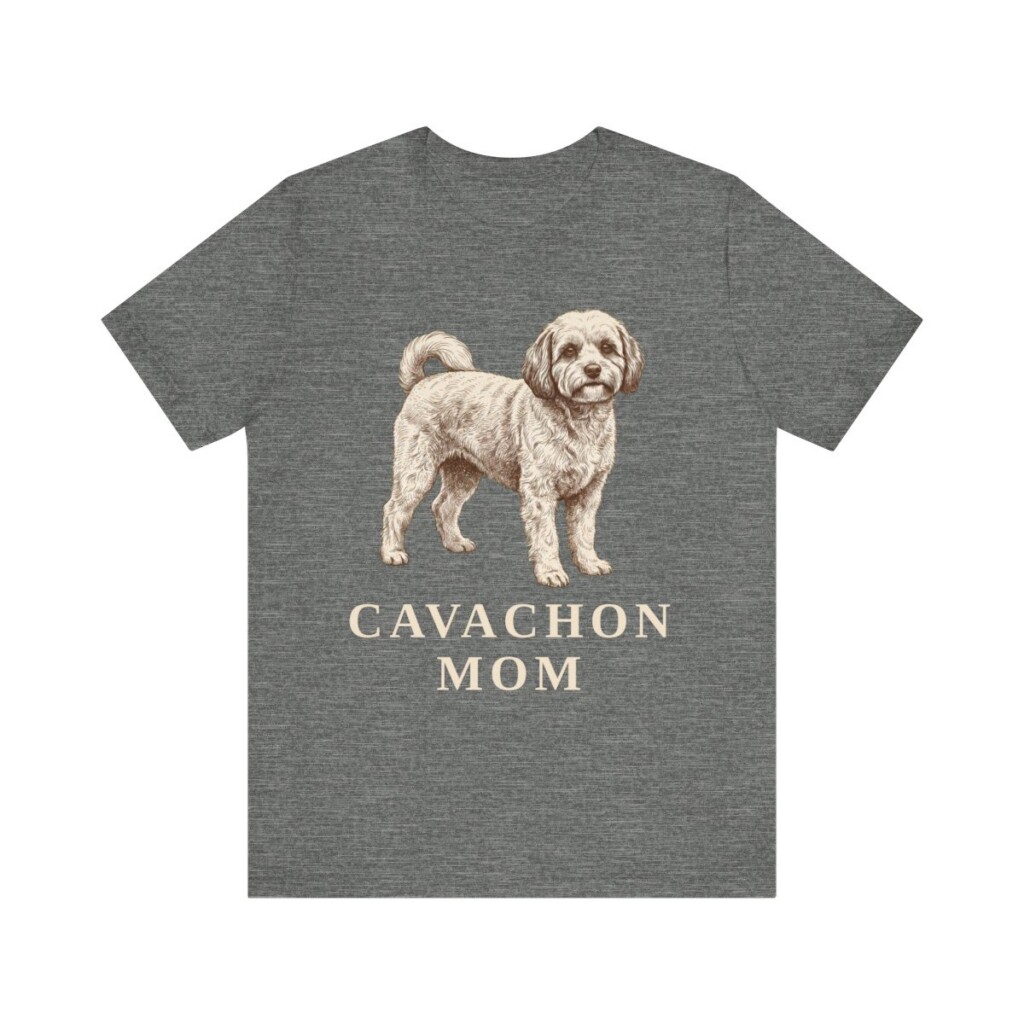 Cavachon Mom Shirt, Vintage Dog Sketch Tee, Dog Mom Gift Cavachon Mom Shirt, Vintage Dog Sketch Tee, Dog Mom Gift