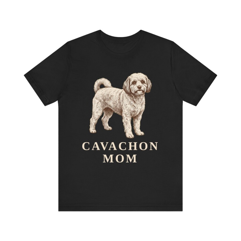 Cavachon Mom Shirt, Vintage Dog Sketch Tee, Dog Mom Gift Cavachon Mom Shirt, Vintage Dog Sketch Tee, Dog Mom Gift