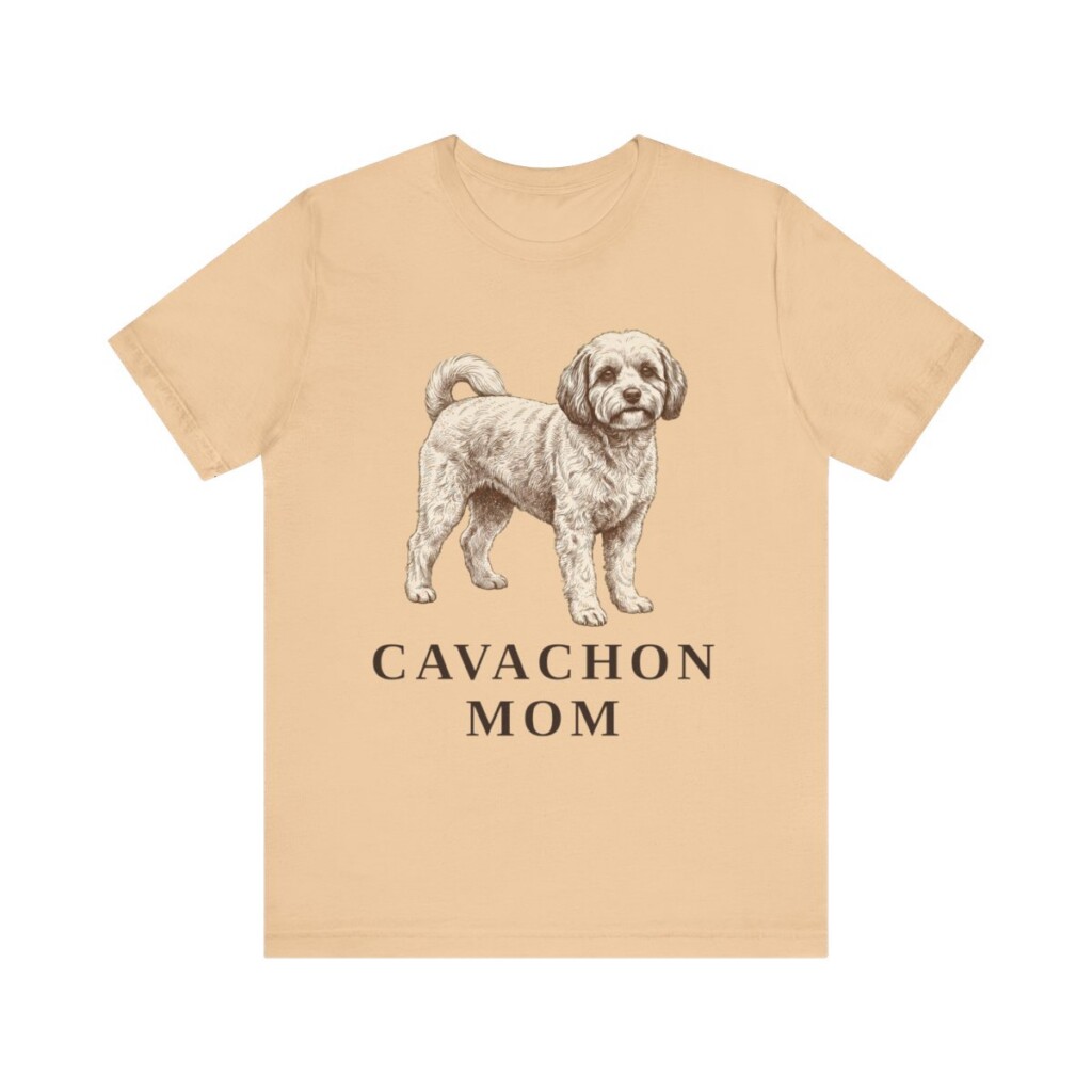 Cavachon Mom Shirt, Vintage Dog Sketch Tee, Dog Mom Gift Cavachon Mom Shirt, Vintage Dog Sketch Tee, Dog Mom Gift