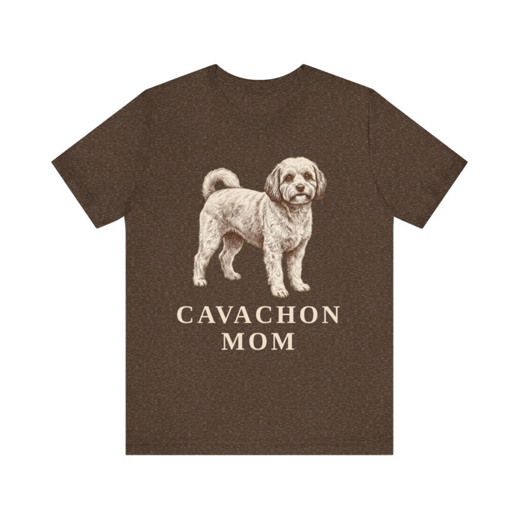 Cavachon Mom Shirt, Vintage Dog Sketch Tee, Dog Mom Gift Cavachon Mom Shirt, Vintage Dog Sketch Tee, Dog Mom Gift