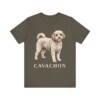 Cavachon Shirt, Vintage Dog Sketch Tee, Dog Lover Gift