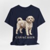 Cavachon Shirt, Vintage Dog Sketch Tee, Dog Lover Gift