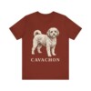 Cavachon Shirt, Vintage Dog Sketch Tee, Dog Lover Gift
