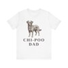 Chi-Poo Dad Shirt, Vintage Dog Sketch Tee, Dog Dad Gift Chi-Poo Dad Shirt, Vintage Dog Sketch Tee, Dog Dad Gift