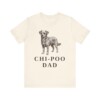 Chi-Poo Dad Shirt, Vintage Dog Sketch Tee, Dog Dad Gift Chi-Poo Dad Shirt, Vintage Dog Sketch Tee, Dog Dad Gift