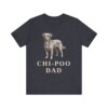 Chi-Poo Dad Shirt, Vintage Dog Sketch Tee, Dog Dad Gift Chi-Poo Dad Shirt, Vintage Dog Sketch Tee, Dog Dad Gift