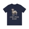 Chi-Poo Dad Shirt, Vintage Dog Sketch Tee, Dog Dad Gift Chi-Poo Dad Shirt, Vintage Dog Sketch Tee, Dog Dad Gift