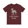 Chi-Poo Dad Shirt, Vintage Dog Sketch Tee, Dog Dad Gift Chi-Poo Dad Shirt, Vintage Dog Sketch Tee, Dog Dad Gift
