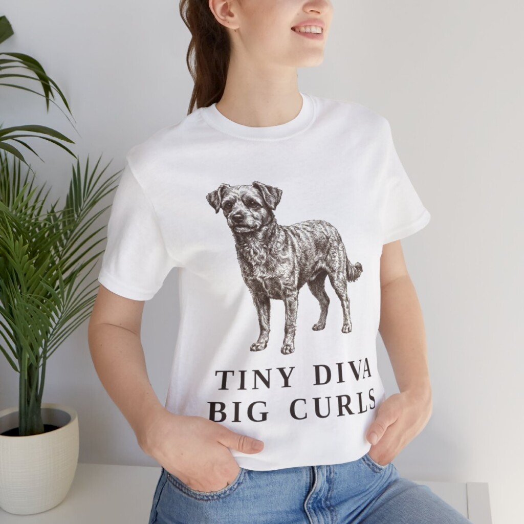 Chi-Poo Humor Shirt, Vintage Dog Sketch Tee, Dog Humor Gift