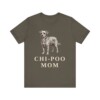 Chi-Poo Mom Shirt, Vintage Dog Sketch Tee, Dog Mom Gift