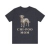 Chi-Poo Mom Shirt, Vintage Dog Sketch Tee, Dog Mom Gift