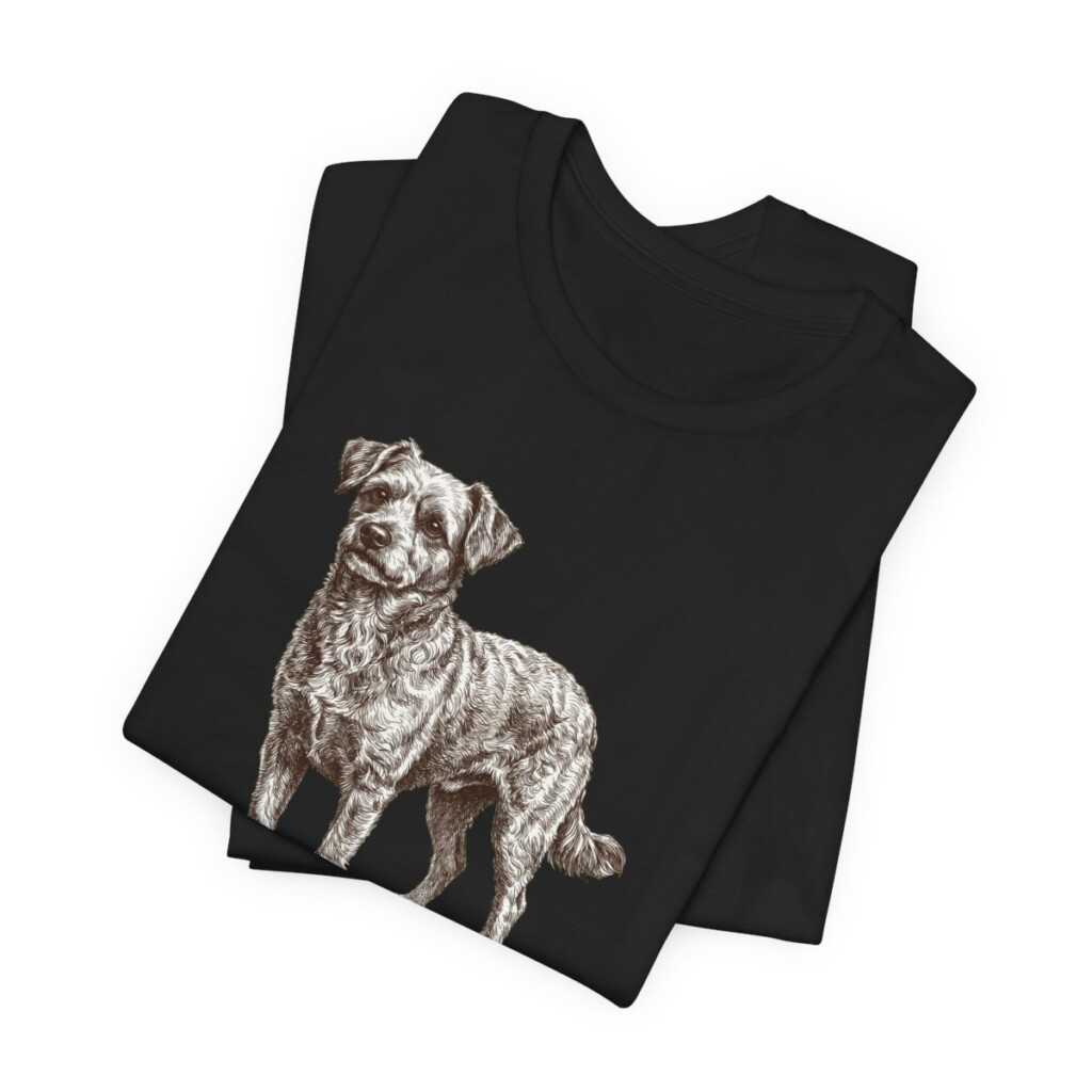 Chi-Poo Mom Shirt, Vintage Dog Sketch Tee, Dog Mom Gift