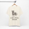Chi-Poo Mom Shirt, Vintage Dog Sketch Tee, Dog Mom Gift
