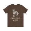 Chi-Poo Mom Shirt, Vintage Dog Sketch Tee, Dog Mom Gift