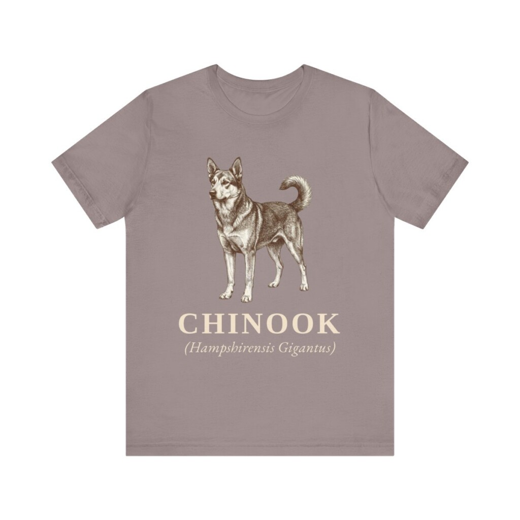 Chinook Latin Shirt, Vintage Dog Sketch Tee, Dog Latin Gift
