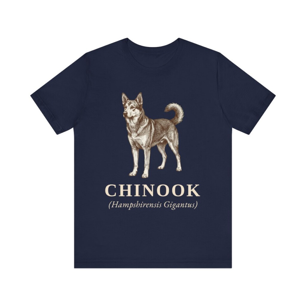 Chinook Latin Shirt, Vintage Dog Sketch Tee, Dog Latin Gift