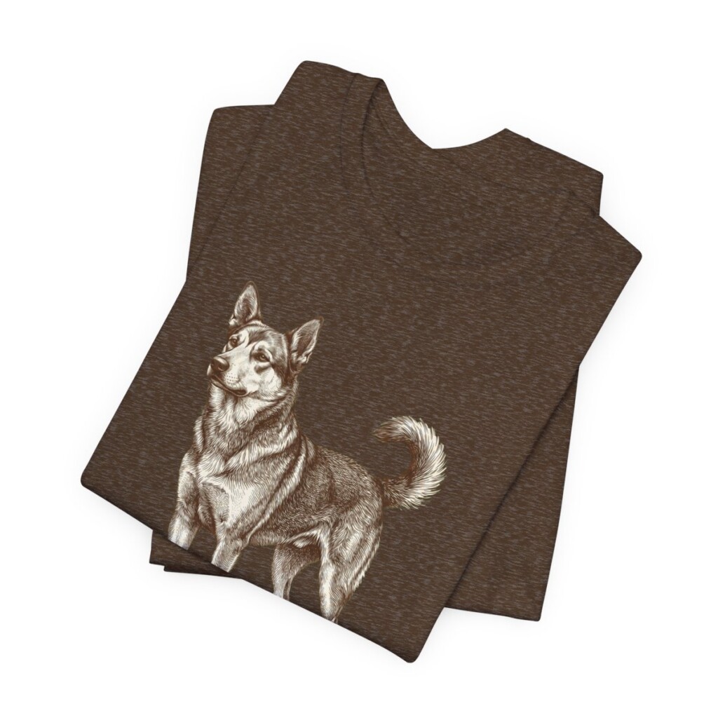Chinook Latin Shirt, Vintage Dog Sketch Tee, Dog Latin Gift