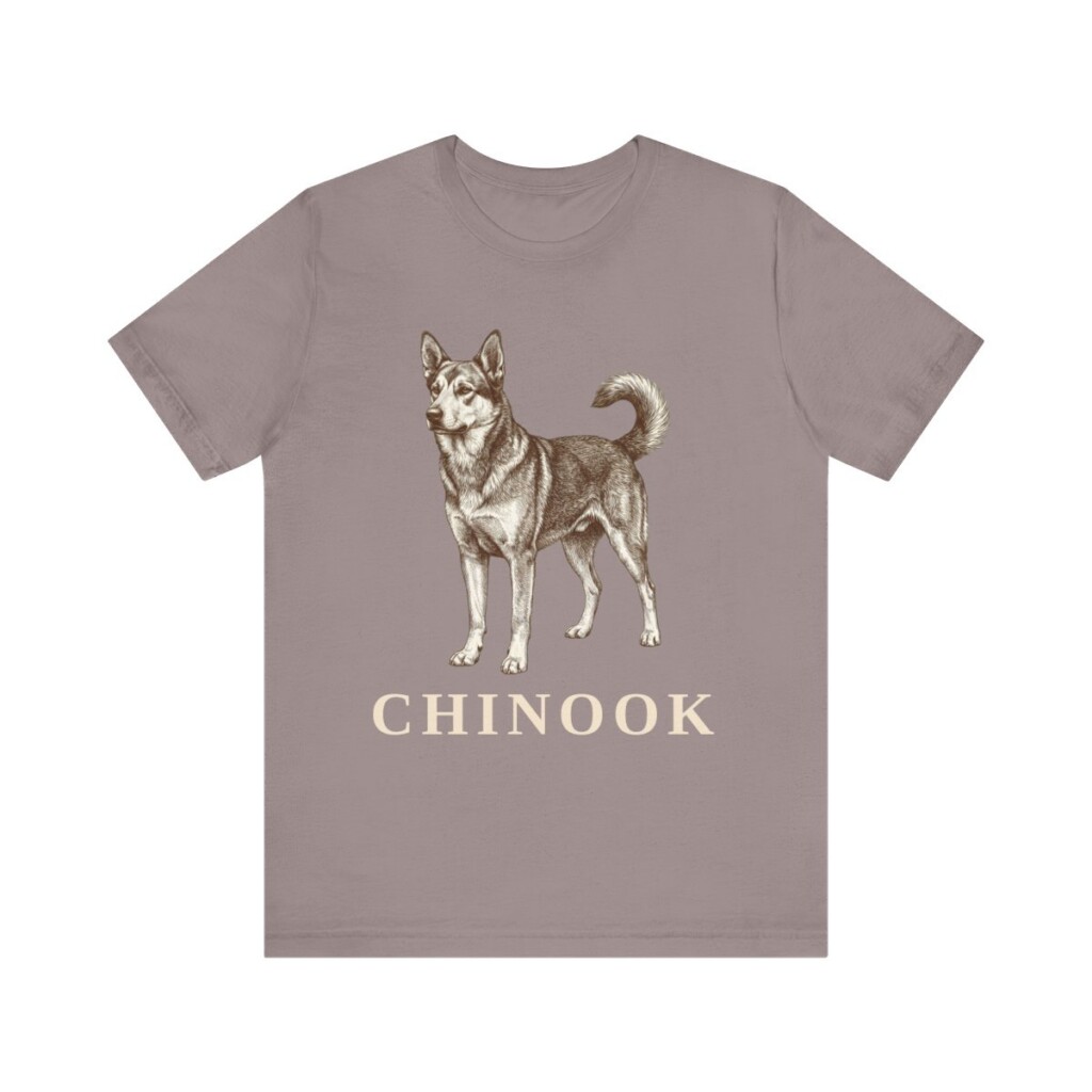 Chinook Shirt, Vintage Dog Sketch Tee, Dog Lover Gift