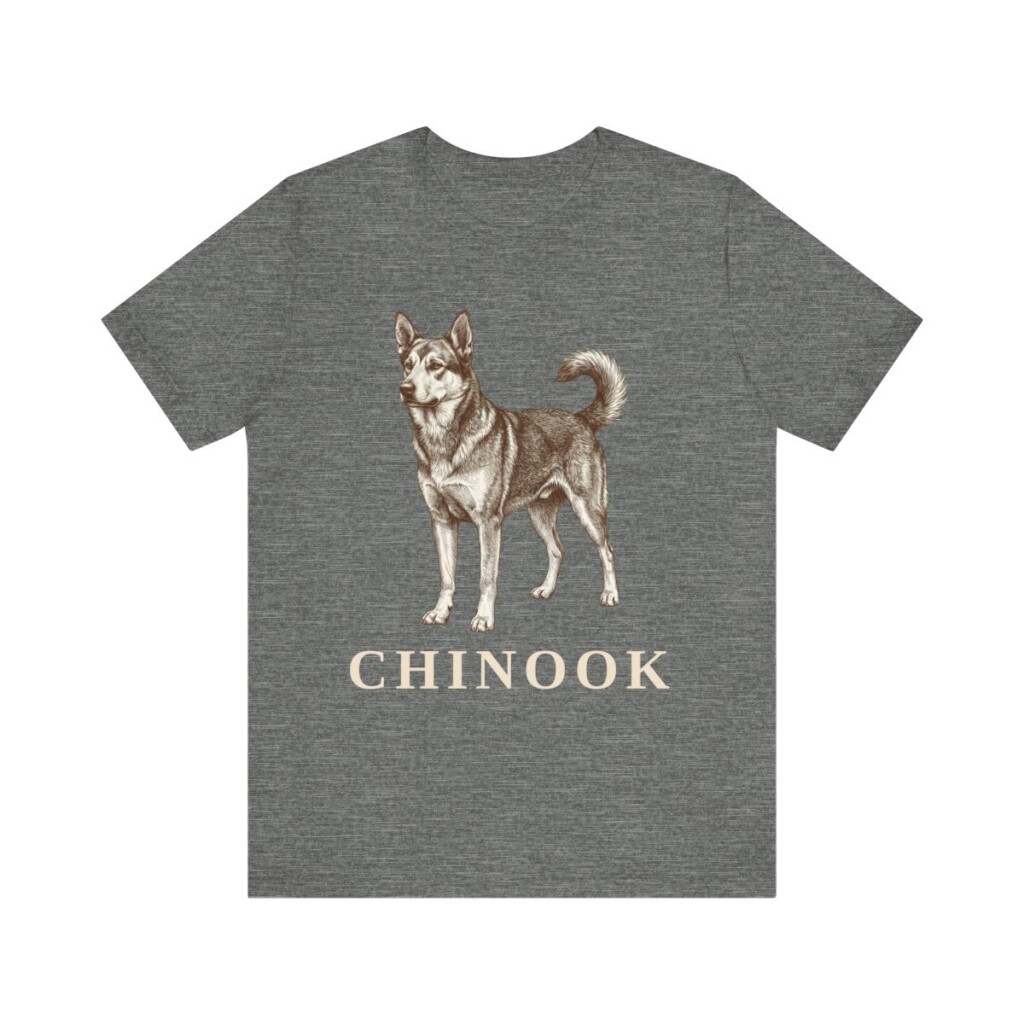 Chinook Shirt, Vintage Dog Sketch Tee, Dog Lover Gift
