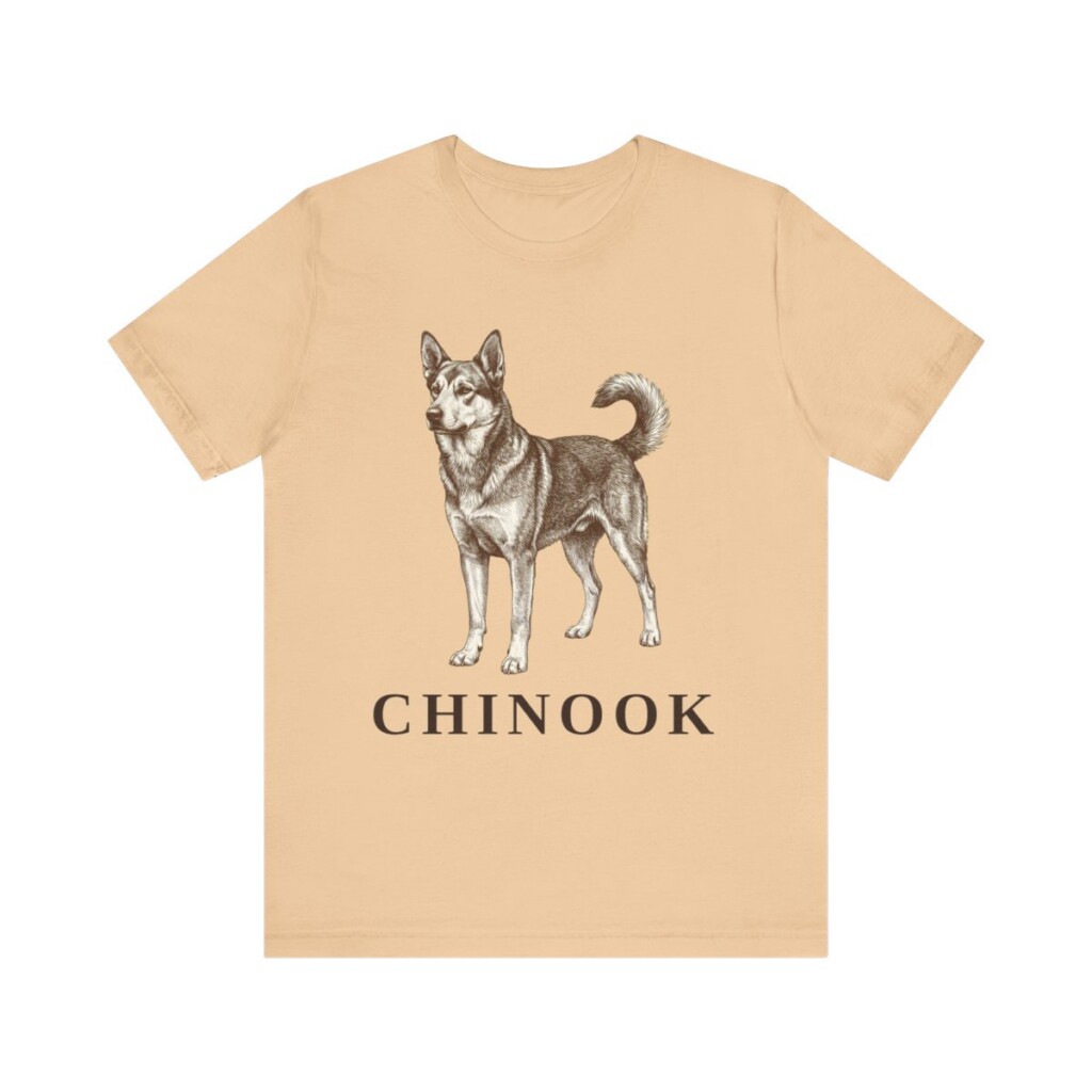 Chinook Shirt, Vintage Dog Sketch Tee, Dog Lover Gift