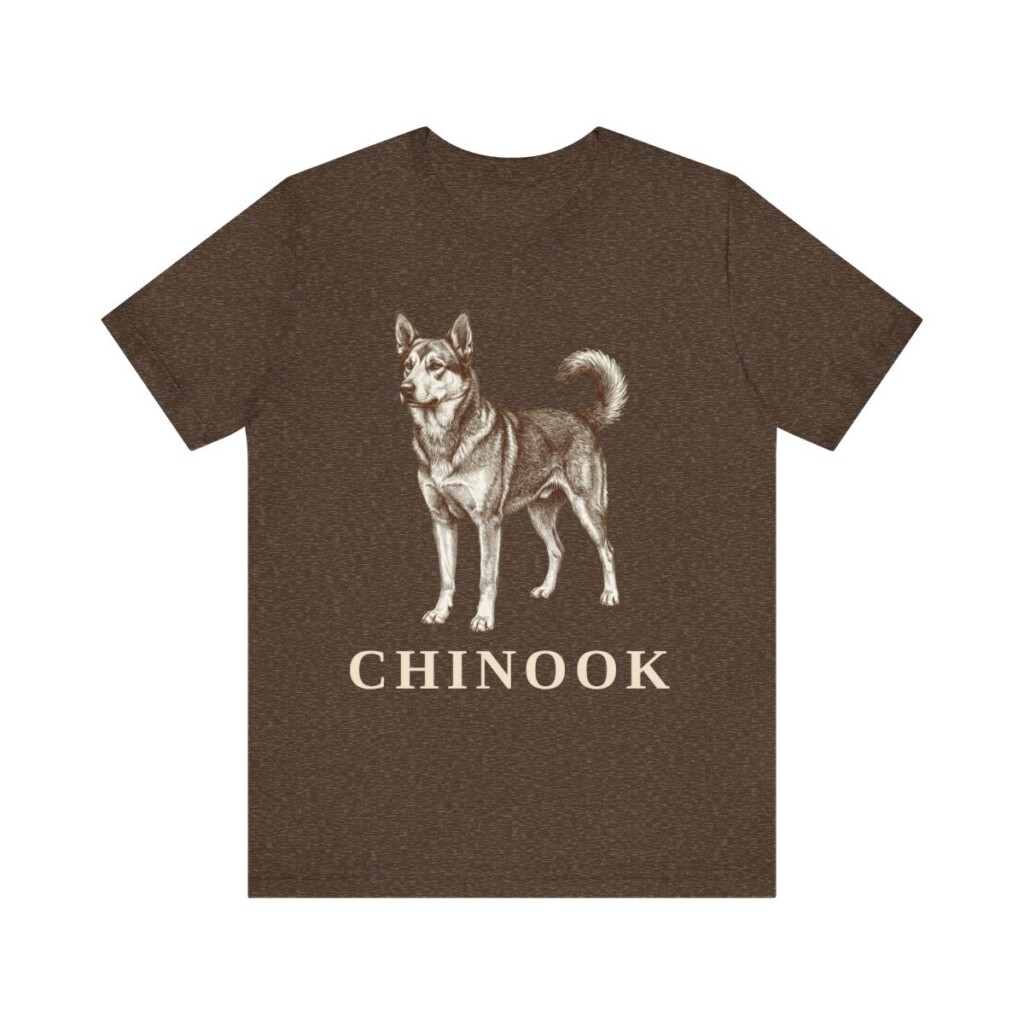 Chinook Shirt, Vintage Dog Sketch Tee, Dog Lover Gift