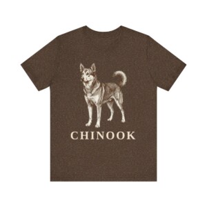 Chinook Shirt, Vintage Dog Sketch Tee, Dog Lover Gift
