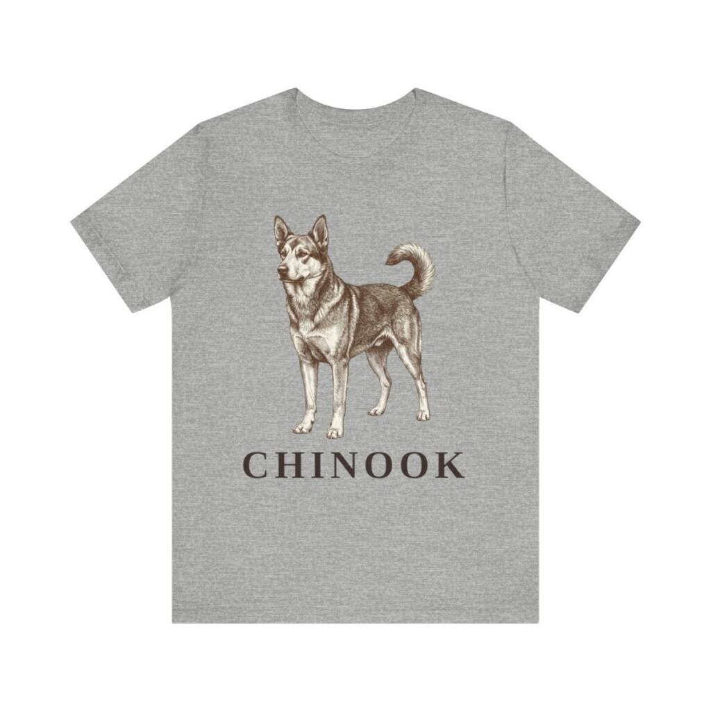Chinook Shirt, Vintage Dog Sketch Tee, Dog Lover Gift
