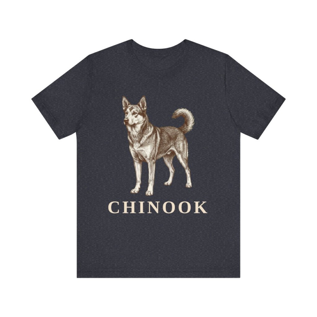 Chinook Shirt, Vintage Dog Sketch Tee, Dog Lover Gift