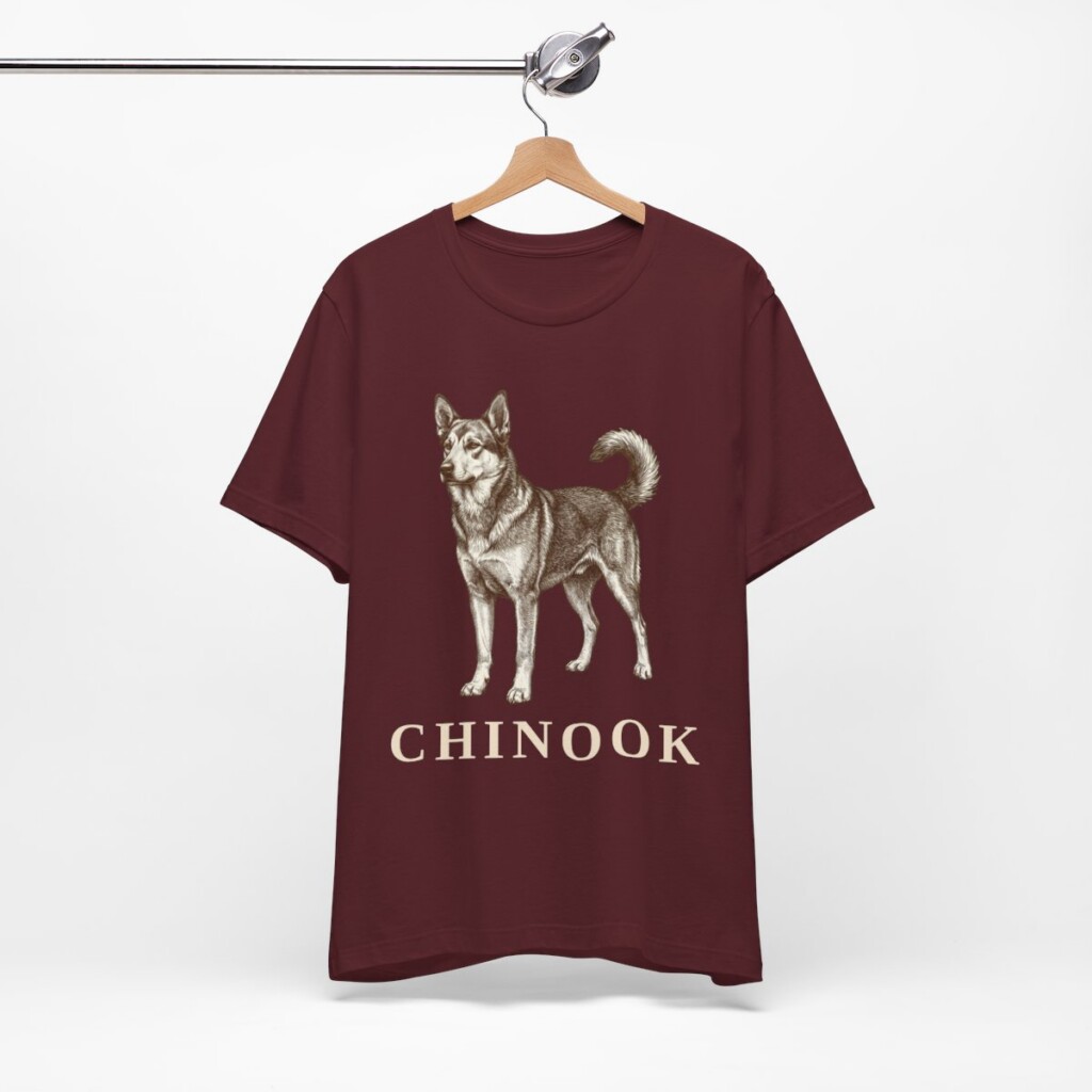 Chinook Shirt, Vintage Dog Sketch Tee, Dog Lover Gift