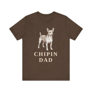 Chipin Dad Shirt, Vintage Dog Sketch Tee, Dog Dad Gift