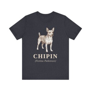Chipin Latin Shirt, Vintage Dog Sketch Tee, Dog Latin Gift