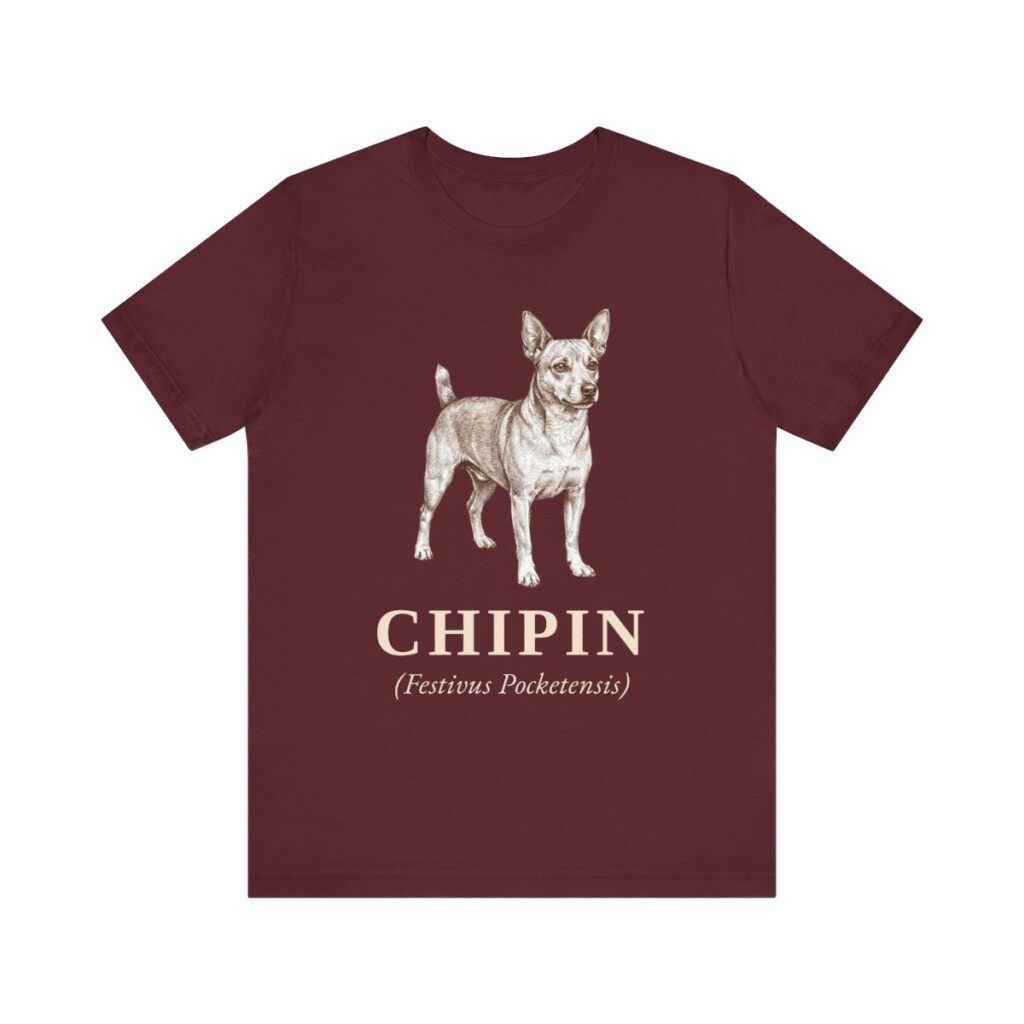 Chipin Latin Shirt, Vintage Dog Sketch Tee, Dog Latin Gift Chipin Latin Shirt, Vintage Dog Sketch Tee, Dog Latin Gift