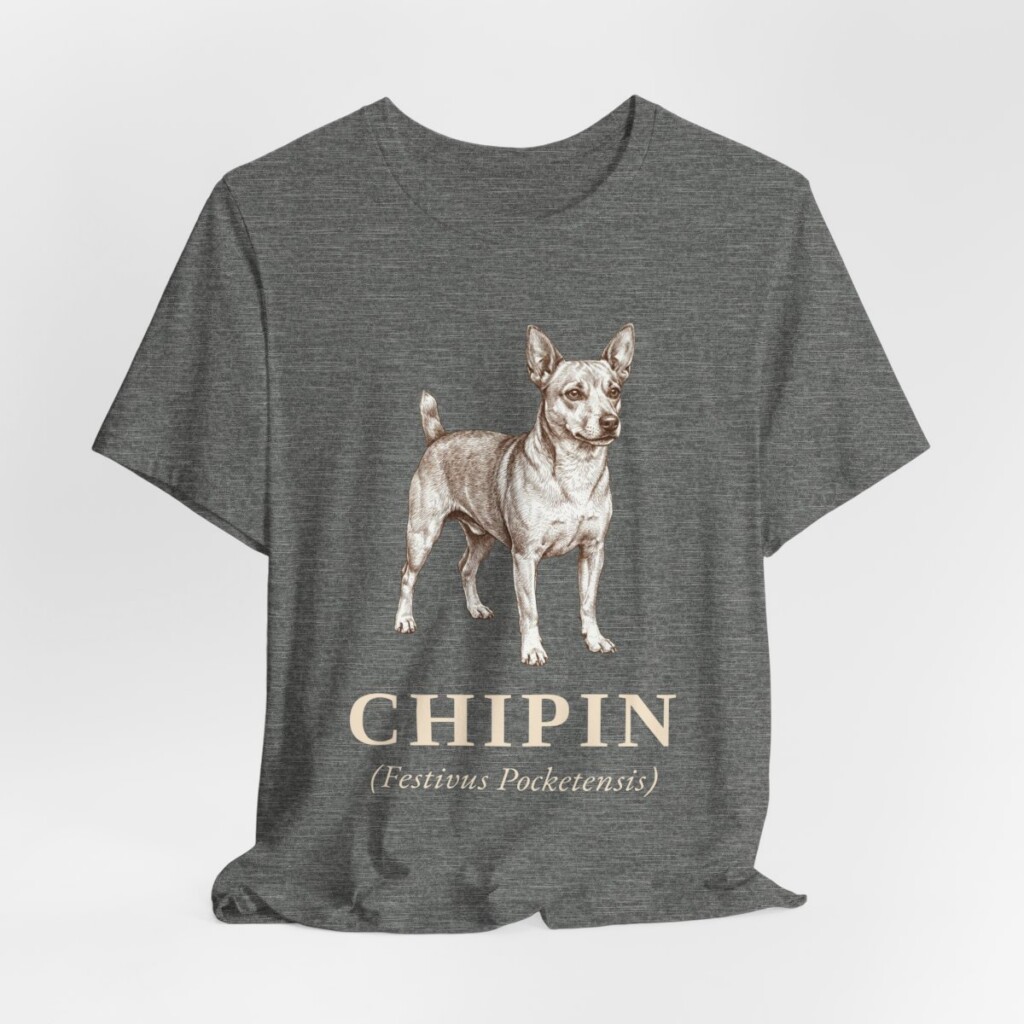 Chipin Latin Shirt, Vintage Dog Sketch Tee, Dog Latin Gift Chipin Latin Shirt, Vintage Dog Sketch Tee, Dog Latin Gift