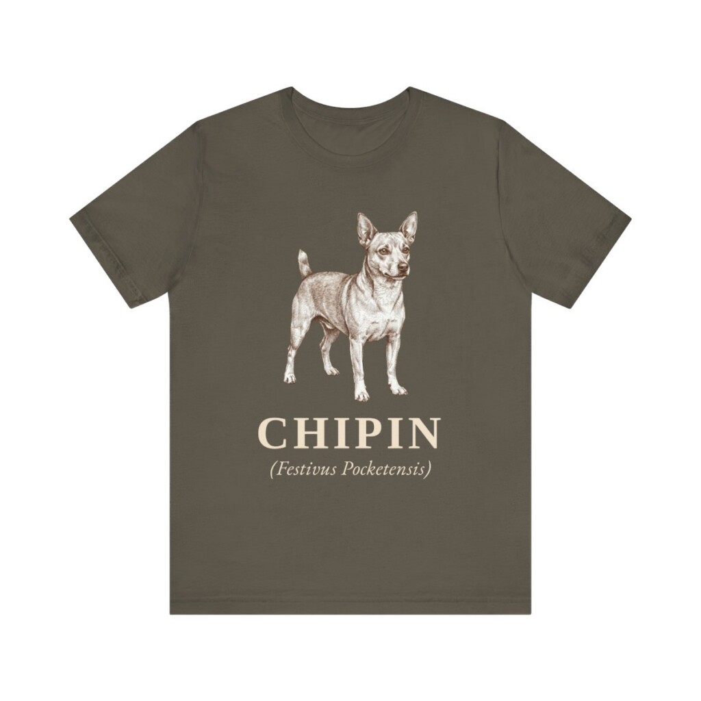 Chipin Latin Shirt, Vintage Dog Sketch Tee, Dog Latin Gift Chipin Latin Shirt, Vintage Dog Sketch Tee, Dog Latin Gift